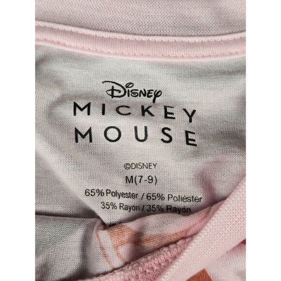 junior Girls Disney Mickey Sleep Shirt Size Med 7-9 NWT - Picture 6 of 6